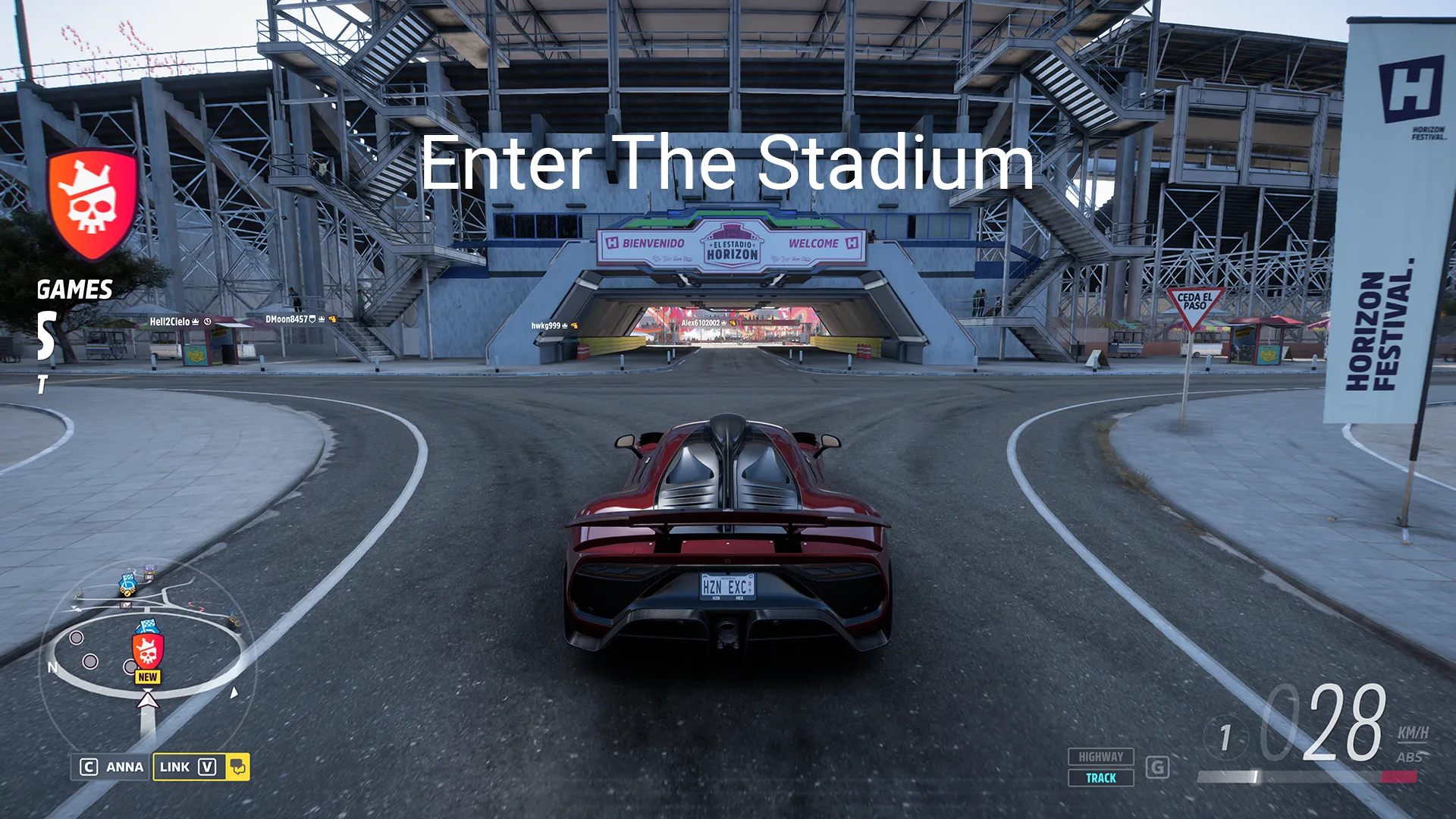 Enter The Stadium