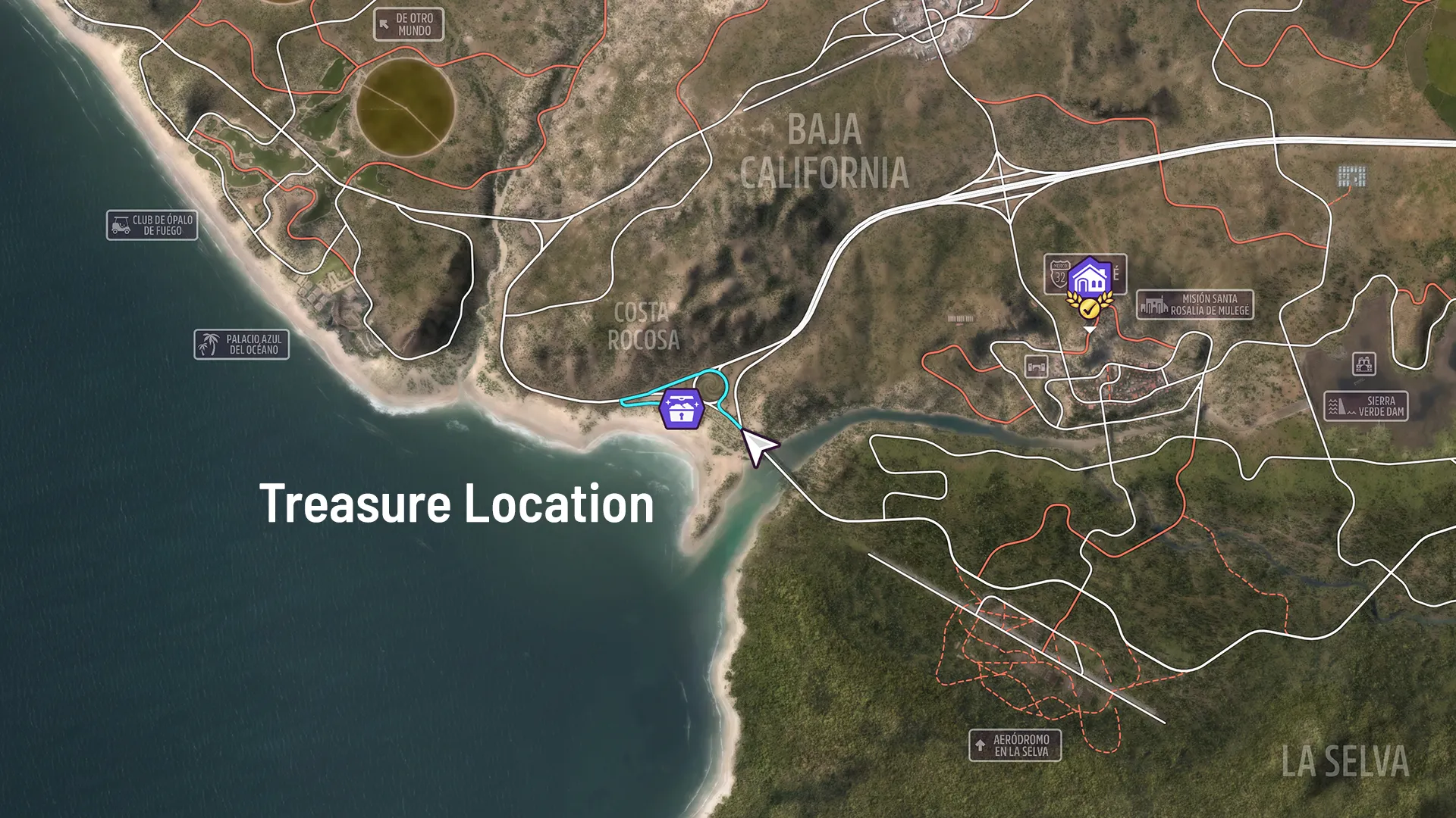 Forza Horizon 5: Suspension Of Disbelief Treasure Map